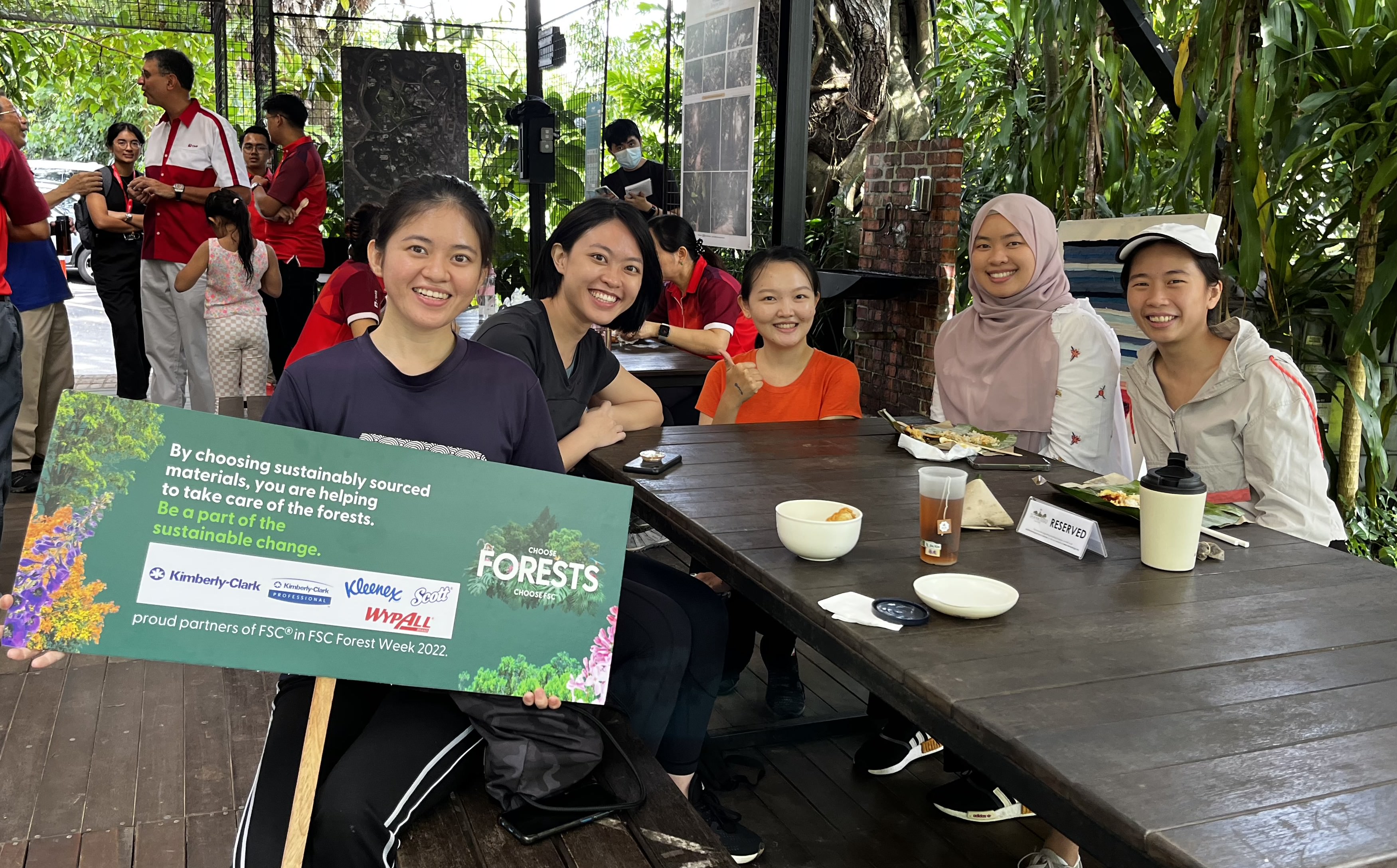 Participants at Taman Tugu, Kuala Lumpur